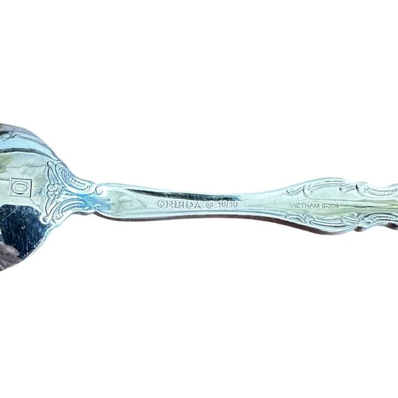 Oneida Michelangelo 18/10 Stainless Steel Oval Soup Spoons-Set of 5-Excellent! - Picture 5 of 5